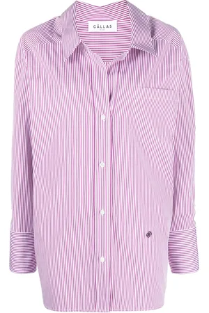 Callas Milano Petra striped boyfriend shirt