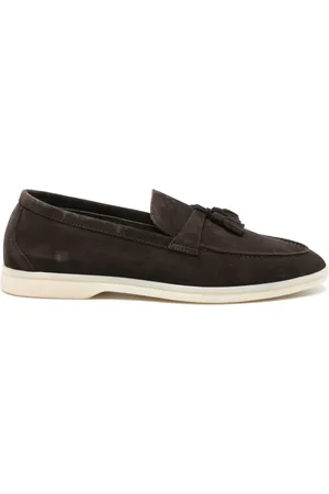 Scarosso Tassel-detail suede loafers