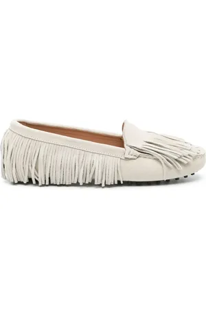 Scarosso Fringed suede loafers