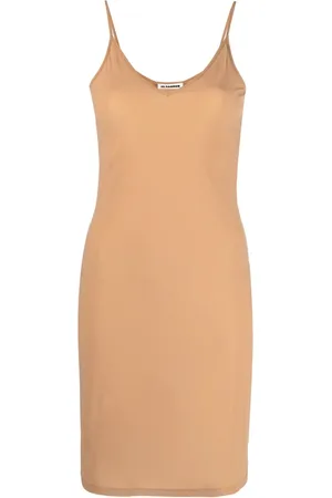 Jil Sander V-neck slip minidress