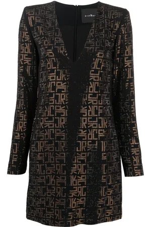 John Richmond Dara logo-print minidress