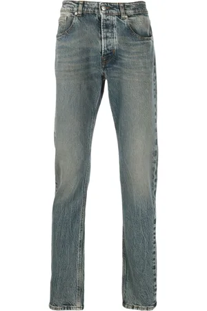 John Richmond Sid stonewashed straight-leg jeans