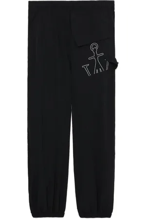 J.W.Anderson Logo-embroidered elasticated-waist track pants