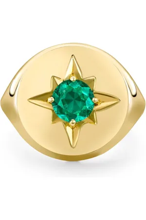 House of Meraki 18kt yellow- Vesper emerald ring