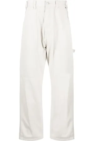Izzue Mid-rise panelled straight-leg jeans