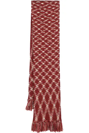 Missoni Intarsia-knit wool scarf