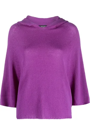 Fabiana Filippi Three-quarter sleeved hooded jumper