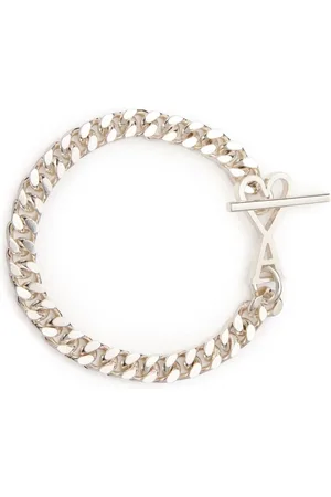 Silver Ami De Coeur Chunky Bracelet - AMI PARIS OFFICIAL TH