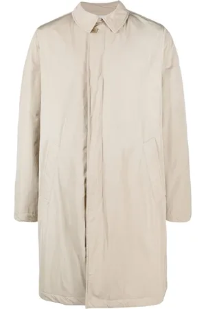 Aspesi Single-breasted padded raincoat