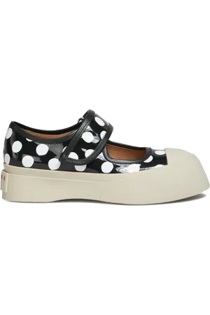 Marni Pablo polka-dot leather sneakers