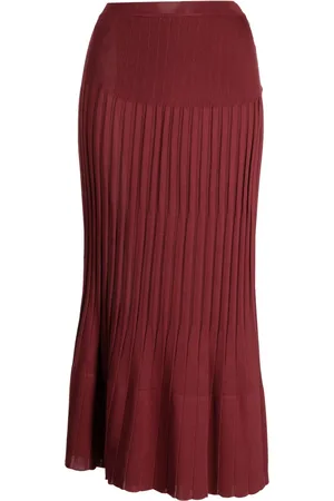 Sonia by Sonia Rykiel Ruffle-detailing ribbed-knit skirt