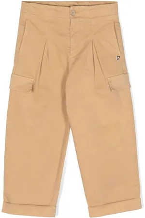 Dondup Straight-leg cotton-blend cargo trousers