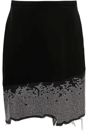 J.W.Anderson Glitter-detail asymmetric skirt