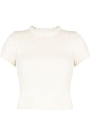 Low Classic Cap-sleeves wool-blend jumper