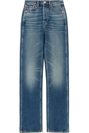 RE/DONE 90s high-rise straigh-leg jeans
