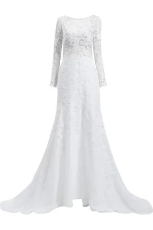 Tadashi Shoji Holden embroidered mermaid gown