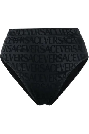 VERSACE Allover satin-finish briefs