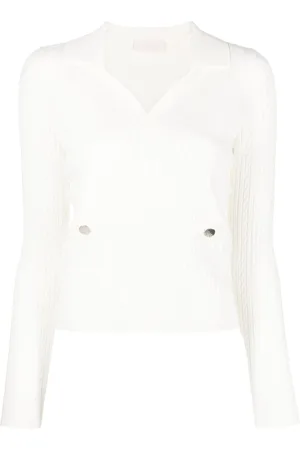 Liu Jo Cable-knit polo colar jumper