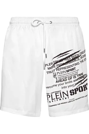 Philipp Plein Logo-print swim shorts