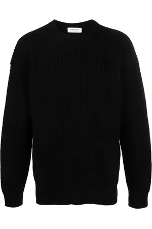 Marine Serre Ribbed-knit wool jumper
