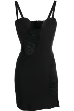 Nensi Dojaka Asymmetric cut-out minidress