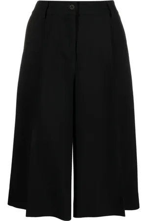 P.A.R.O.S.H. Low-rise wide-leg tailored shorts