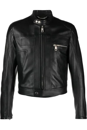 Dolce & Gabbana Zip-up leather biker jacket