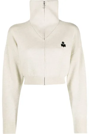 Marant Etoile Oxane logo-embroidered cardigan