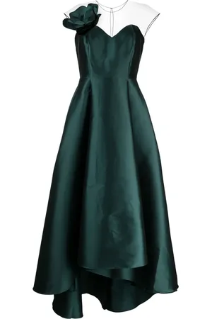 Sachin & Babi Blakely satin-finish gown