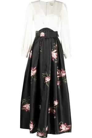 Sachin & Babi Zoe satin-finish gown