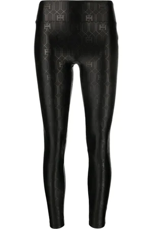 Elisabetta Franchi Logo-jacquard stretch leggings