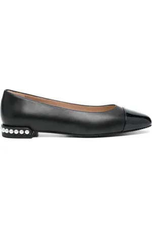 Stuart Weitzman Pearl Flat leather ballerina shoes