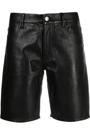 Zadig & Voltaire Leather bermuda shorts