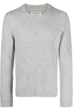 Zadig & Voltaire Kennedy logo-embroidered cashmere jumper