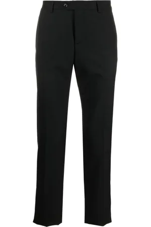 LARDINI Mid-rise tailored tapered trousers
