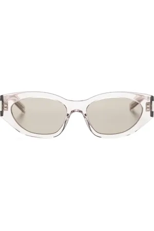 Saint Laurent Bold Geo oval-frame sunglasses