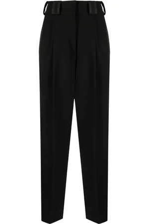 Moschino High-waist cropped trousers