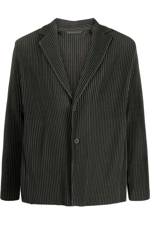 Issey Miyake Single-breasted pleated blazer
