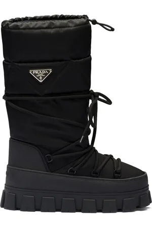 Prada, Monolith Gabardine; Rubber Boots, Black, IT 41, Moda Operandi