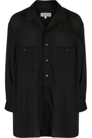 YOHJI YAMAMOTO Notched-collar button-up shirt