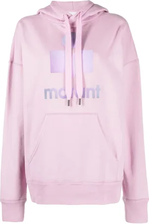 Marant Etoile Mansel flocked-logo hoodie