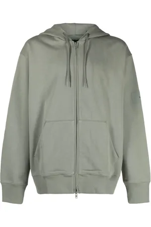 Y-3 Zip-up organic cotton hoodie