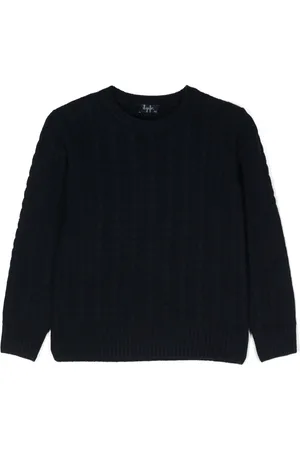 Il gufo Cable-knit wool jumper