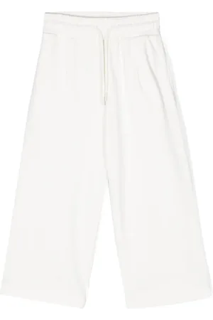 Msgm Logo-patch cotton track pants