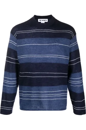 SUNNEI Striped patterned intarsia-knit jumper