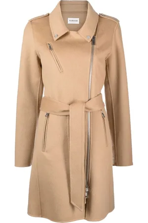 P.A.R.O.S.H. Belted felted wool trench coat