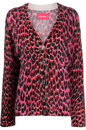 Zadig & Voltaire Mirka leopard-print cardigan