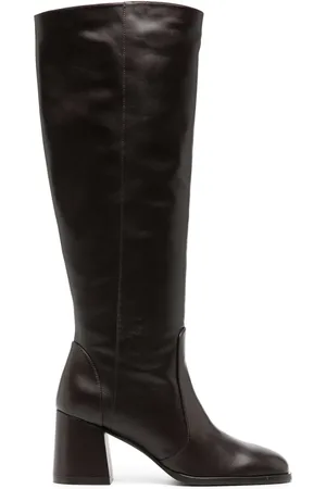 Stuart Weitzman Nola smooth-leather knee-high boots
