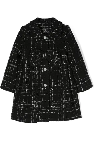 Lapin House Tweed single-breasted coat