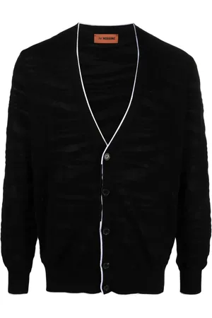 Missoni Devoré-effect wool blend cardigan